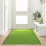 Uksematt muu roheline ja must 120 x 350 cm pol&uuml;amiid ja pvc