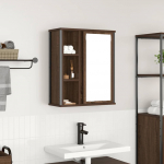 VANNITOA SEINAKAPP PEEGLIGA PRUUN TAMM 50X21X60 CM