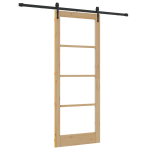 Liuguks koos varustuskomplektiga 83x211 cm kvaliteetne puidu m&auml;nnipuit
