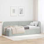 Nurga voodiraam Helehall 80 x 200 cm Samet