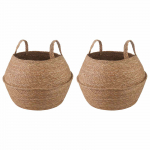 K&auml;siga taimepott 2 pcs Naturaalne &Oslash; 45 x 36 cm 100% Mererohi