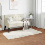 Faux lambanaha vaip tafalla valge 60 x 110 cm pol&uuml;ester