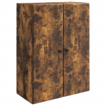 Seinale kinnitatav kapp Suitsutatud tamm 66 x 34,5 x 90 cm
