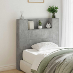 Peats riiuliga peaga Betoonhall 100 x 16,5 x 103,5 cm Tehispuit