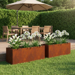 Aia istutuskast 2 tk rooste 80 x 30 x 30 cm