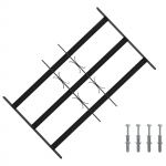 Turva grill akendele 3 risttalaga 3 pcs 43-74 cm