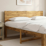 Naturaalse servaga voodipeats ROSTOCK valge 180 cm