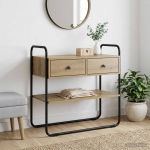 Konsoollaud Artisan tamm 80 x 40 x 75 cm Tehispuit