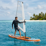 Kootud SUP laud purjega TRITON 330 x 76 x 15 cm Sinine jaoks
