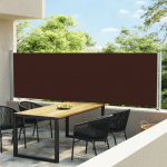 Lahtit&otilde;mmatav terrassi k&uuml;lgsein, 140 x 600 cm, pruun