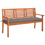 3-kohaline aiapink padjaga, 150 cm, eukal&uuml;ptipuit