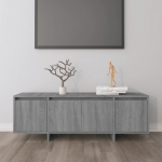 Telerikapp, hall sonoma, 120x30x40,5 cm, tehispuit