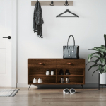 Jalatsipink, pruun tamm, 102 x 35 x 55 cm, tehispuit