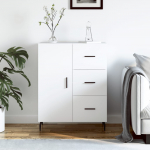 Puhvetkapp, valge, 69,5 x 34 x 90 cm, tehispuit
