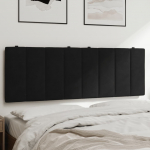 Voodipeatsi padi Hanko, must, 140 cm, samet