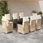 9-OSALINE AIAM&Ouml;&Ouml;BLI KOMPLEKT PATJADEGA, BEEŽ, POL&Uuml;ROTANG