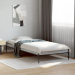 Voodiraam, hall sonoma tamm, 100 x 200 cm, tehispuit ja metall