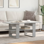 Diivanilaud, betoonhall, 102 x 55 x 42cm, tehispuit