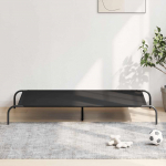 K&Otilde;RGENDATUD KOERAVOODI MUST 150X90X20 CM OXFORDI KANGAS TERAS