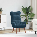 Tugitool Sinine 69 x 74 x 93 cm Samet