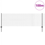 Keermestatud traadi aed 44 u-postiga hall 0.8x100 m teras