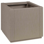 Lillekast helepruun 36 x 36 x 35 cm plastmass
