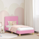 Laste voodiraam peatoega peaga Roosa 80 x 160 cm kangas
