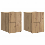 Seinale kinnitatav &ouml;&ouml;tis 2 pcs Artisan tamm 33 x 34,5 x 43 cm