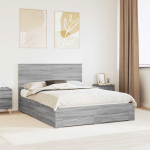 Voodiraam peatsiga sahtliga Hall Sonoma 150 x 200 cm Tehispuit