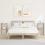 &Ouml;&ouml;kapp sahtliga 2 pcs Sonoma tamm 35 x 32 x 68,5 cm Tehispuit
