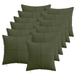 Diivanipadi 12 tk ALMELO roheline 45 x 45 cm manchester