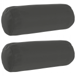 Diivanipadi 2 pcs HEERLEN Antratsiit &Oslash; 15 x 40 cm Pol&uuml;ester