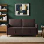 Sohva koos hoiuruumiga Tume pruun 152 x 78 x 87 cm Pol&uuml;ester