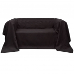 Mikroseemisnahast diivanikate, pruun 140 x 210 cm