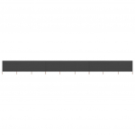 Tuulekaitse sein 9 paneelist, kangas, 1200 x 80 cm antratsiit