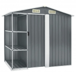 Aiakuur riiulitega hall 205 x 130 x 183 cm, raud