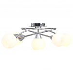 Laelamp keraamiliste varjudega 5 e14 pirni jaoks, valge kera