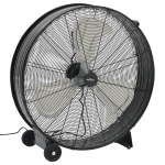 TRUMMELVENTILAATOR, 77 CM, 187,7 W, MUST