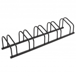 Jalgrattahoidja 5 rattale, must, teras