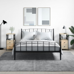 &Ouml;&ouml;kapid 2 tk, sonoma tamm, 34 x 35,5 x 70 cm, tehispuit