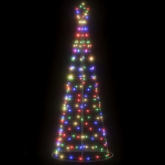 LED j&otilde;ulupuu, 200 LEDi, v&auml;rviline , 180 cm
