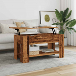 Diivanilaud old wood 101x49x52 cm engineered wood