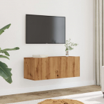 2-OSALINE SEINALE PAIGALDATAV TELERIKAPI KOMPLEKT ARTISIAN OAK