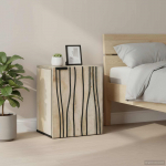 Vannitoa kraanikausi kapp valge 38 x 33,5 x 48 cm tehispuit