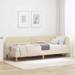 Nurga voodiraam cream 80 x 200 cm kangas