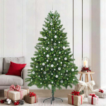 J&otilde;ulupuu koos 300 LED-iga koos alusega roheline 210 cm pe