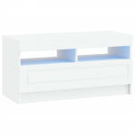 LED TV kapp Valge Tehispuit