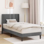 Voodiraam peatsiga Tumehall 100 x 200 cm Samet