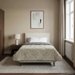 Suvised teki Helehall 140 x 220 cm Mikrokiud ja Teddy villa