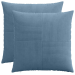 Diivanipadi 2 tk ALMELO sinine 55 x 55 cm manchester